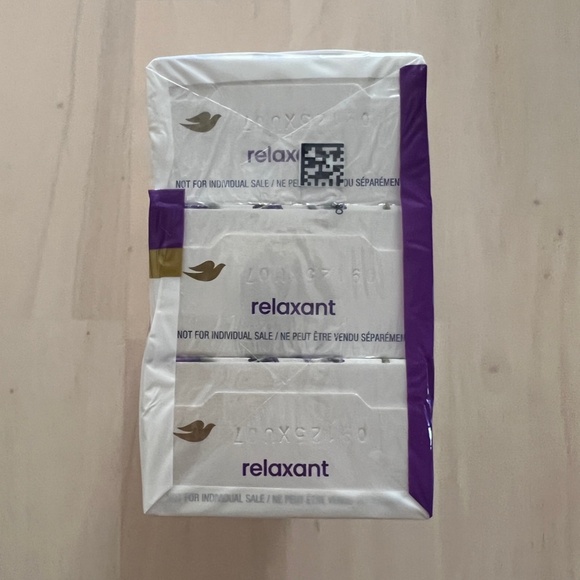 NEW SEALED 6 Bars of Lavender Dove Soap made w/ Lavender Oil & Chamomile - Picture 4 of 5